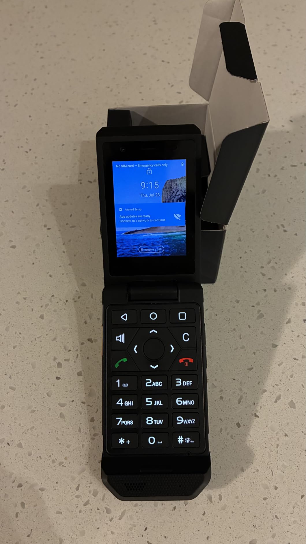 Rugged Flip Phone Unlocked, 4G LTE 2.8'' Touchscreen Smart Cell Phone Android 11, 100dB Speaker GPS MIL-STD IP68 Waterproof Dust-proof Drop-proof, T-Mobile AT&T Compatible, Global Version (Black) customer photo 1