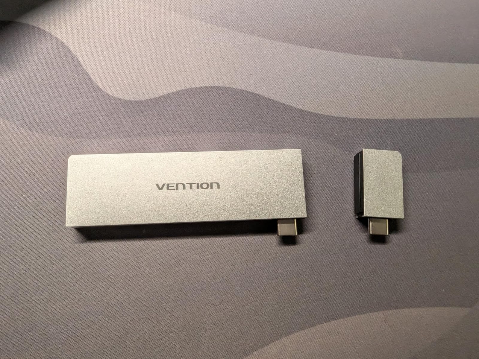 VENTION 6-in-2 USB C Hub for MacBook Neo/Air/PRO, 80Gbps Detachable Magnetic 8K USB-C Dock with 4K@240Hz HDMI, 140W MAX PD for Laptops/ipad, Charging Multiport Adapter(Silver) customer photo 1
