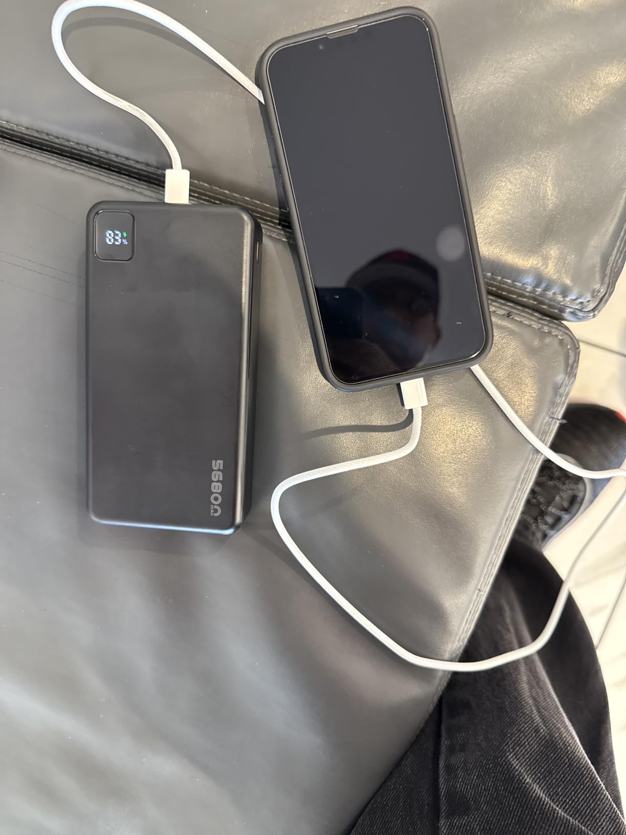 Portable Charger 56800mAh, 22.5W Fast Charging Power Bank with LED Display | Portable Phone Charger for Camping Travel Essential Compatible with iPhone 17/16/15/14/13 Series, Samsung, Google, iPad-Black customer photo 2