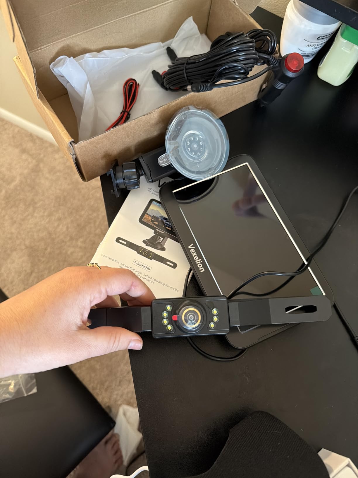 2K Backup Camera Kit, 7 Inch Monitor, Wired Zero-Lag, Night Vision customer photo 2