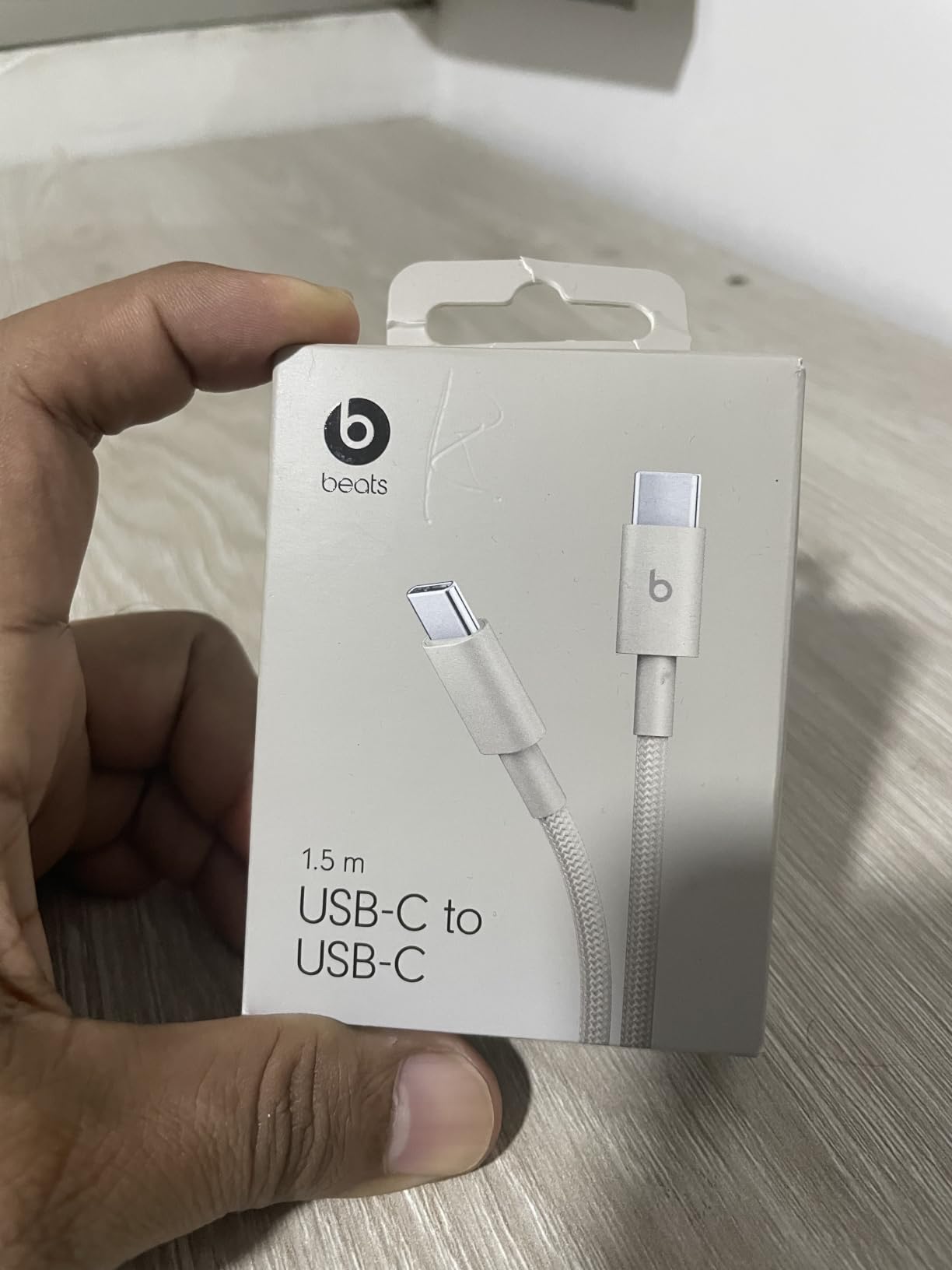 Beats 240W USB-C to USB-C Braided Cable, Fast Charging, Durable/Tangle Free, Compatible with Apple and Android Devices (3 m/10 ft) - Nitro Navy customer photo 1