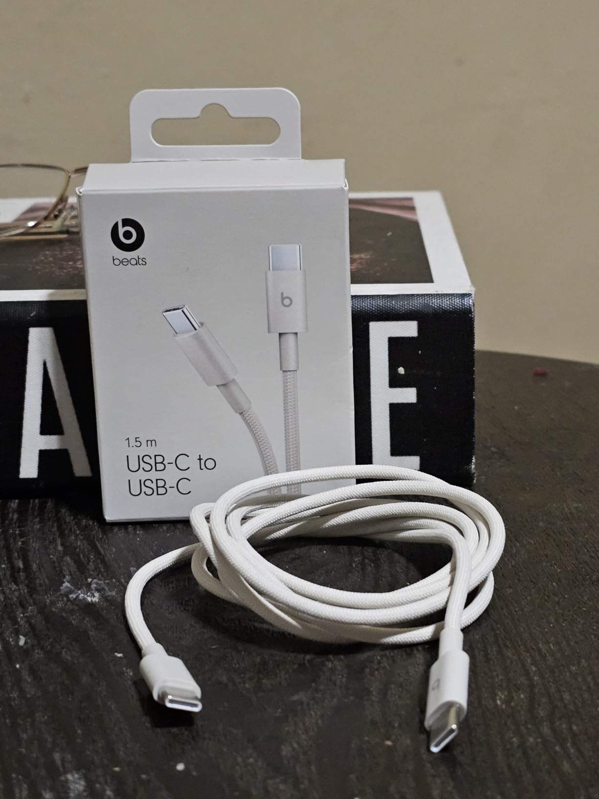 Beats 240W USB-C to USB-C Braided Cable, Fast Charging, Durable/Tangle Free, Compatible with Apple and Android Devices (3 m/10 ft) - Nitro Navy customer photo 2