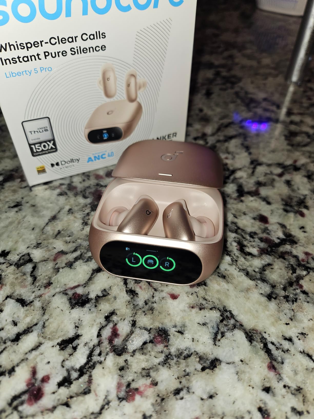 Soundcore Liberty 5 Pro by Anker Noise Cancelling Wireless Earbuds | Anker Thus AI Chip delivers Guinness World Records-certified call quality customer photo 2