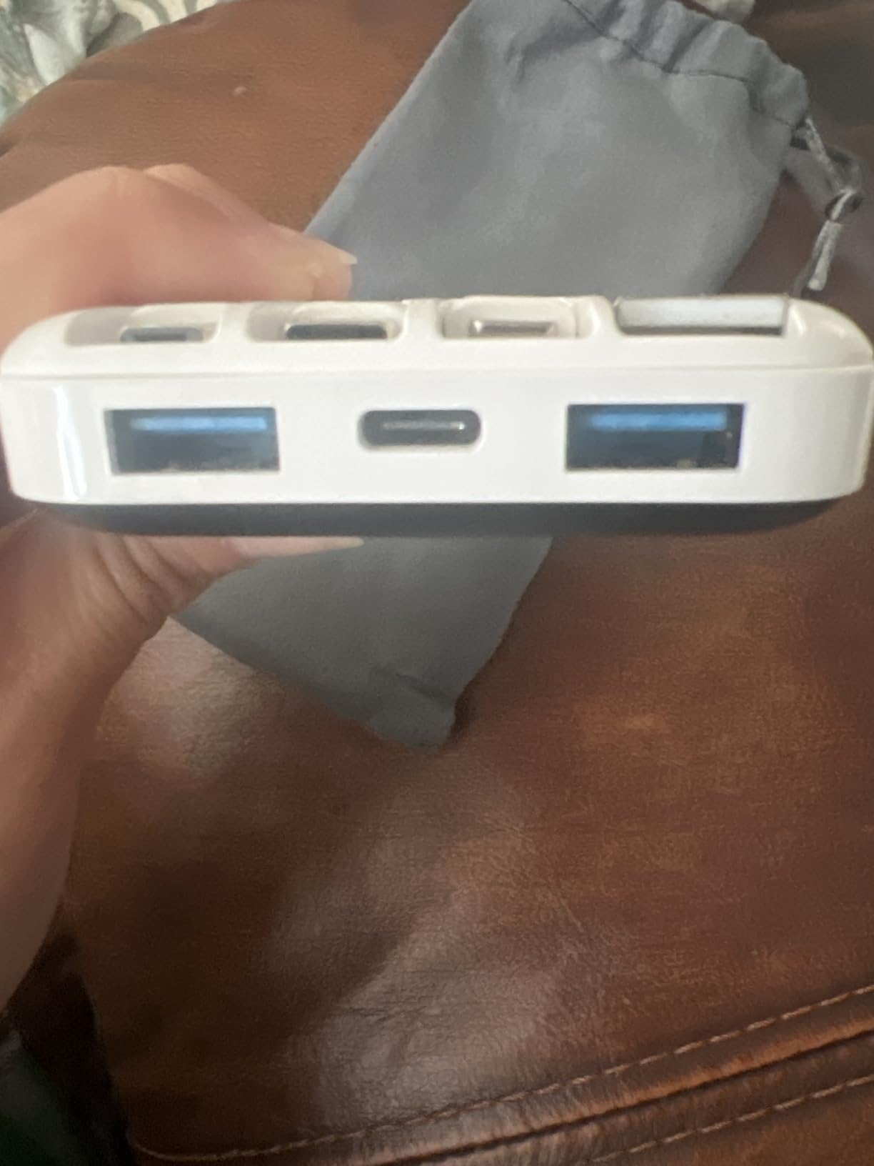 charmast Portable Charger Power Bank with Reinforced Built-in 4 Cables | 10000mAh, 6 Outputs 3 Inputs, Travel Essentials, Carry-on Only, 3A Fast Charging Portable Phone Charger for iPhone Samsung Pixel customer photo 2
