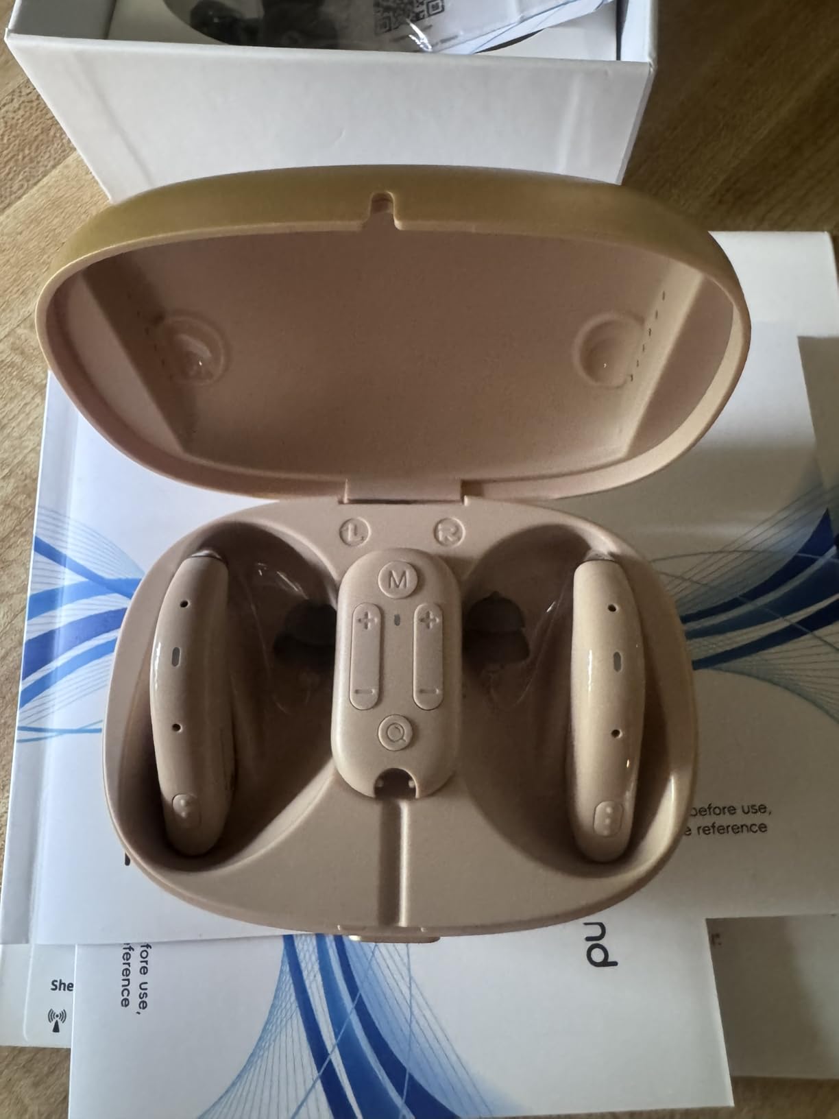 FLYSOUND H8 Purehear Pro Bluetooth OTC Hearing Aids for Seniors - AI Noise Reduction, 4 Modes, 70H Battery, IP68 Waterproof customer photo 1