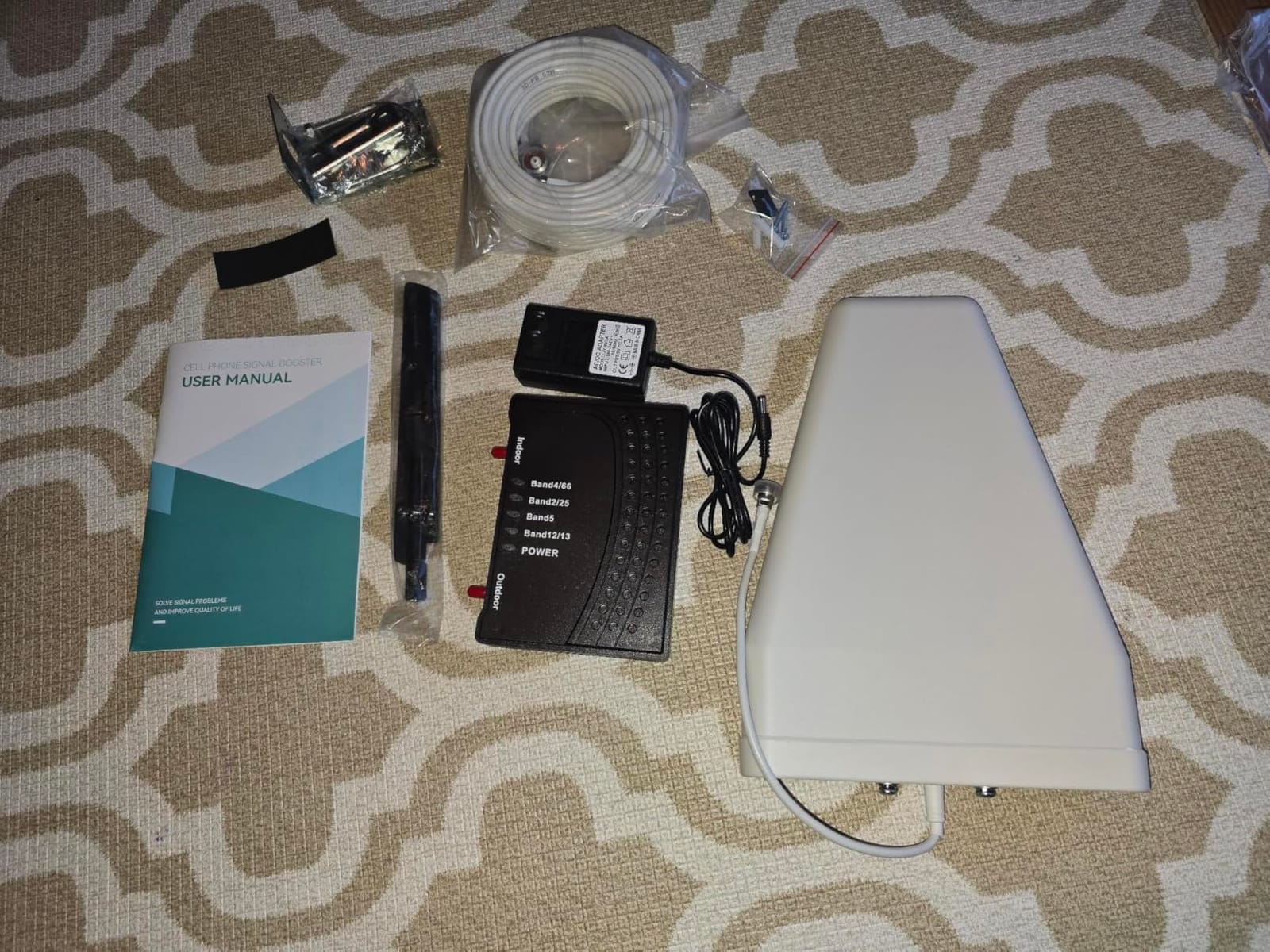 Cell Phone Booster for Home, Up to 5500Sq Ft, Cell Phone Signal Booster customer photo 1