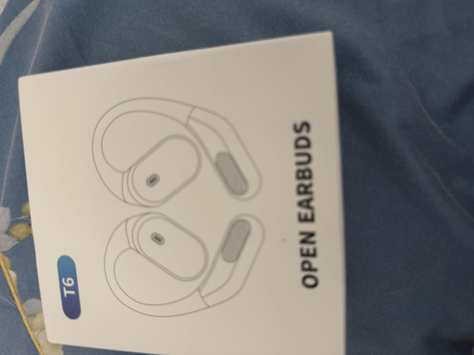 Open Ear Wireless Earbuds Bluetooth Headphones, 80H Playtime Stereo Ear Buds with ENC Noise Cancelling, Fast Charging, IPX7 Waterproof Sports Earphones with Earhook for Running/Workouts (Black) customer photo 1