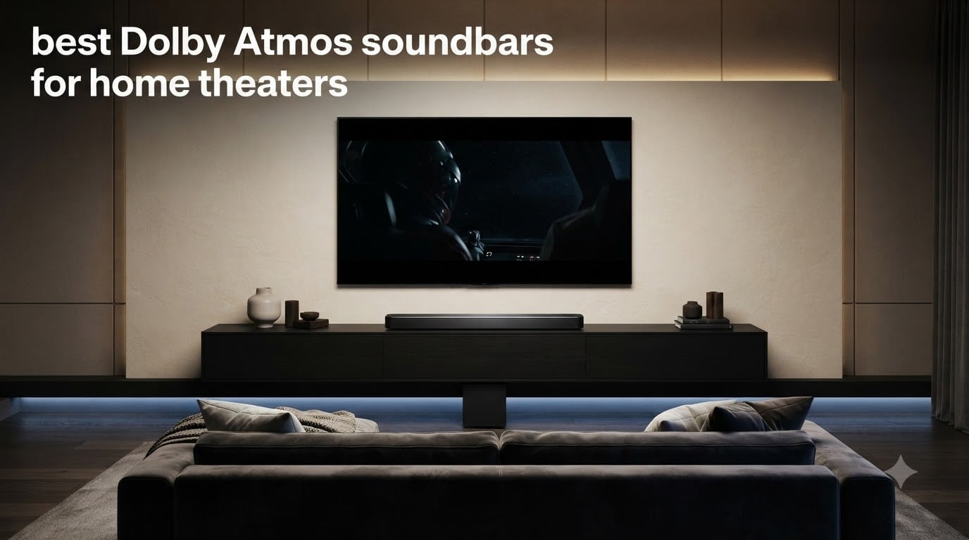 best Dolby Atmos soundbars for home theaters