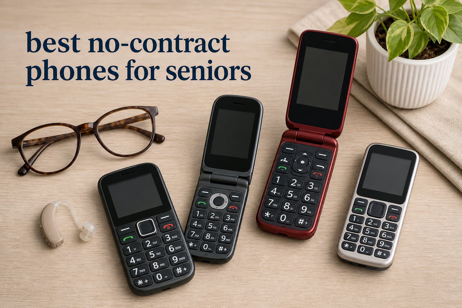 best no-contract phones for seniors