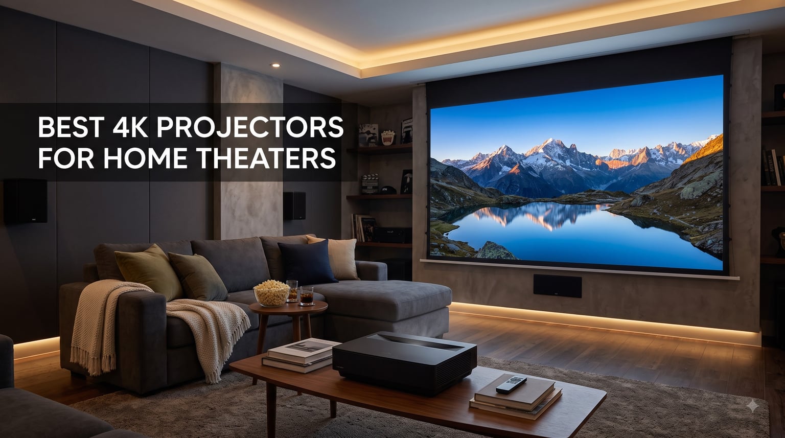 best 4K projectors for home theaters