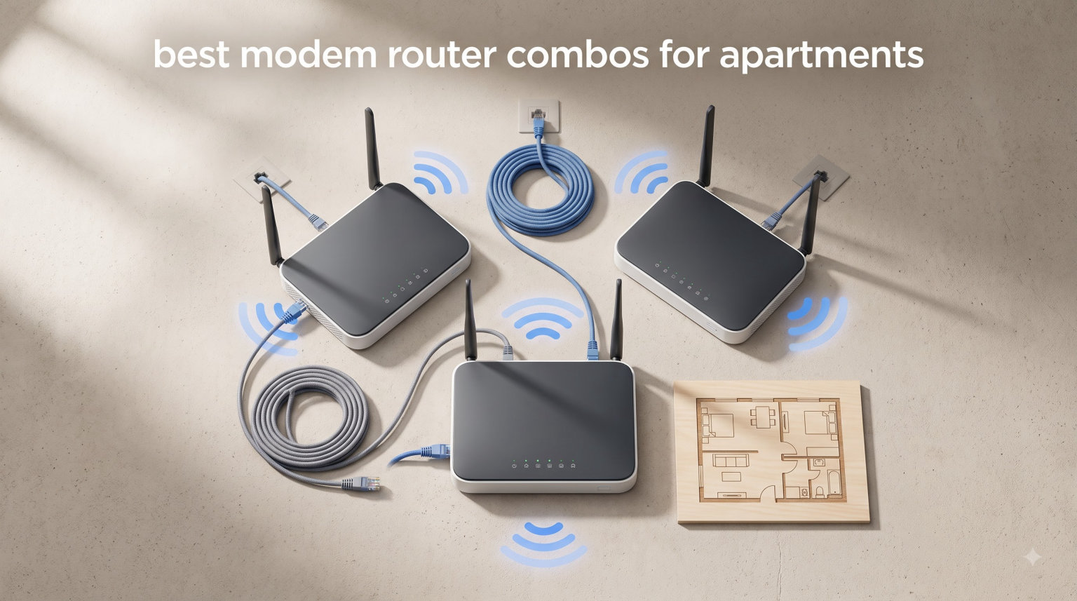 best modem router combos for apartments