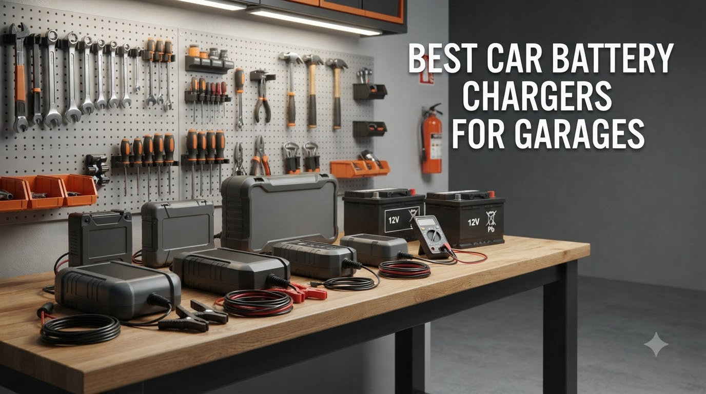 best car battery chargers for garages