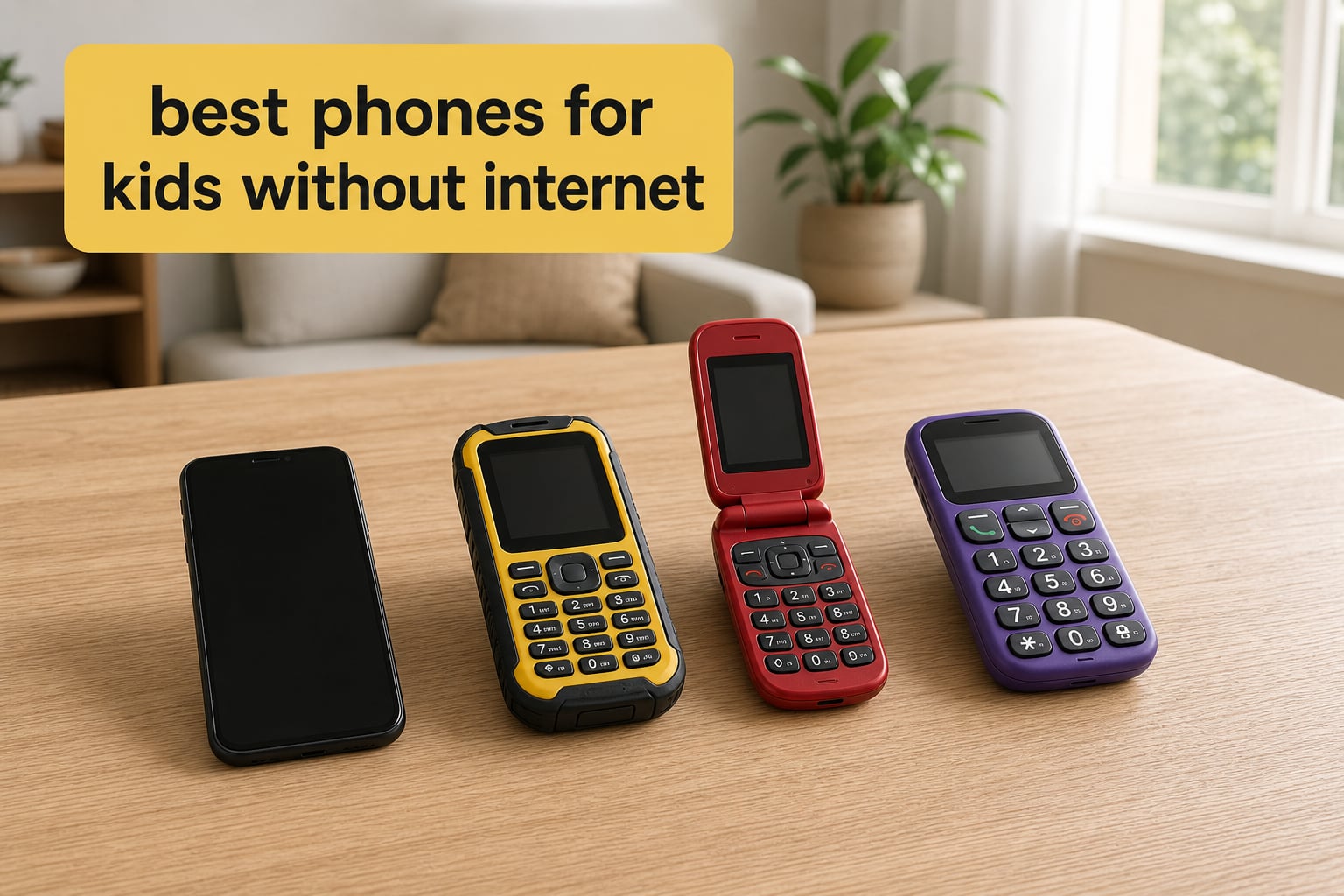 best phones for kids without internet