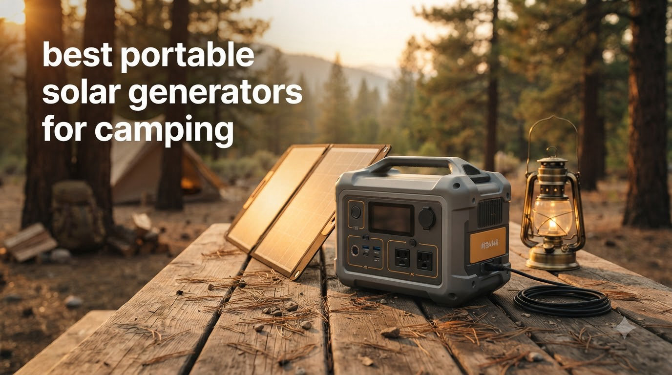 best portable solar generators for camping