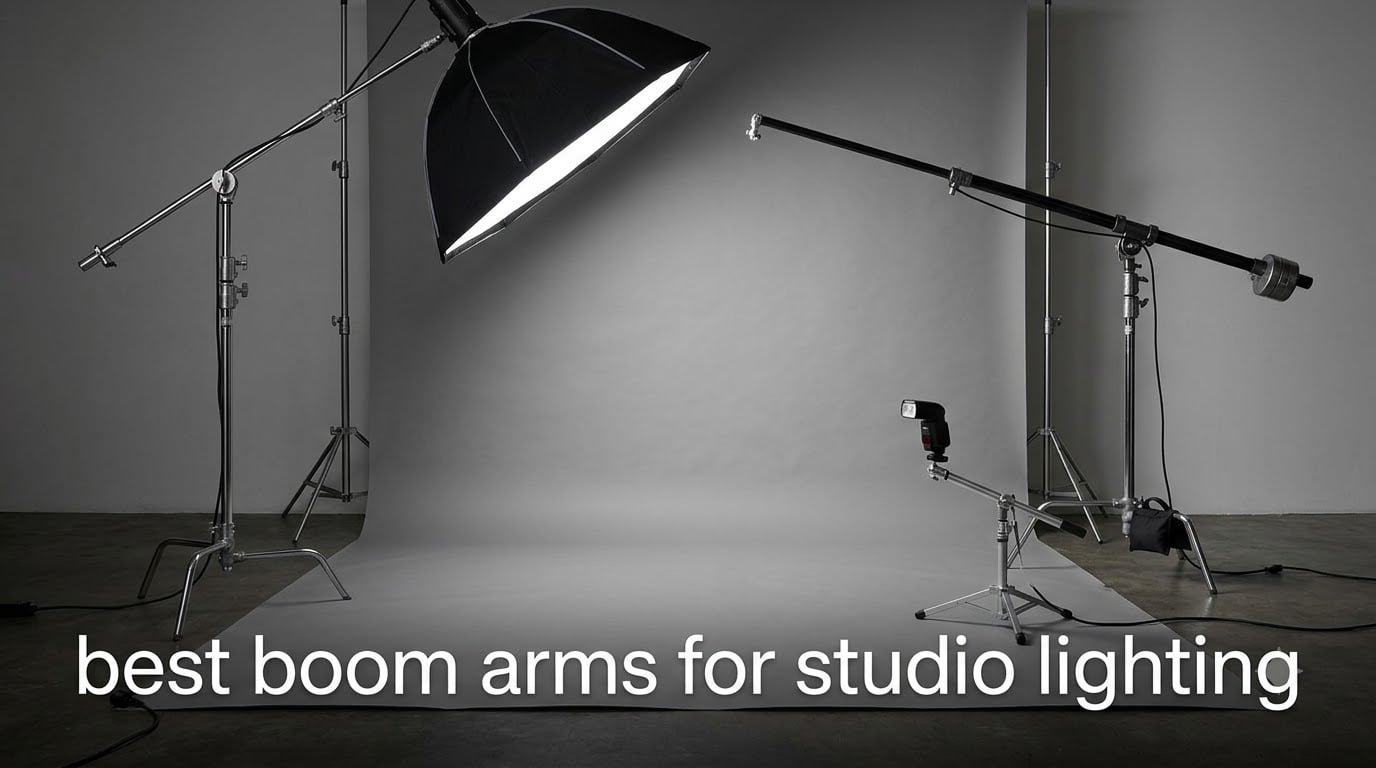 best boom arms for studio lighting