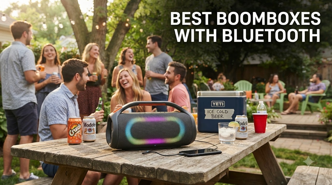 best boomboxes with bluetooth