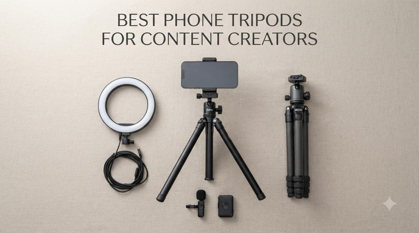 best phone tripods for content creators