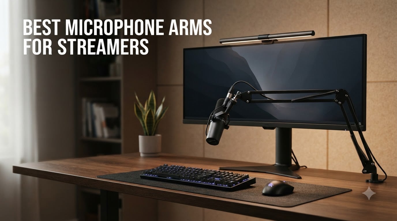 best microphone arms for streamers