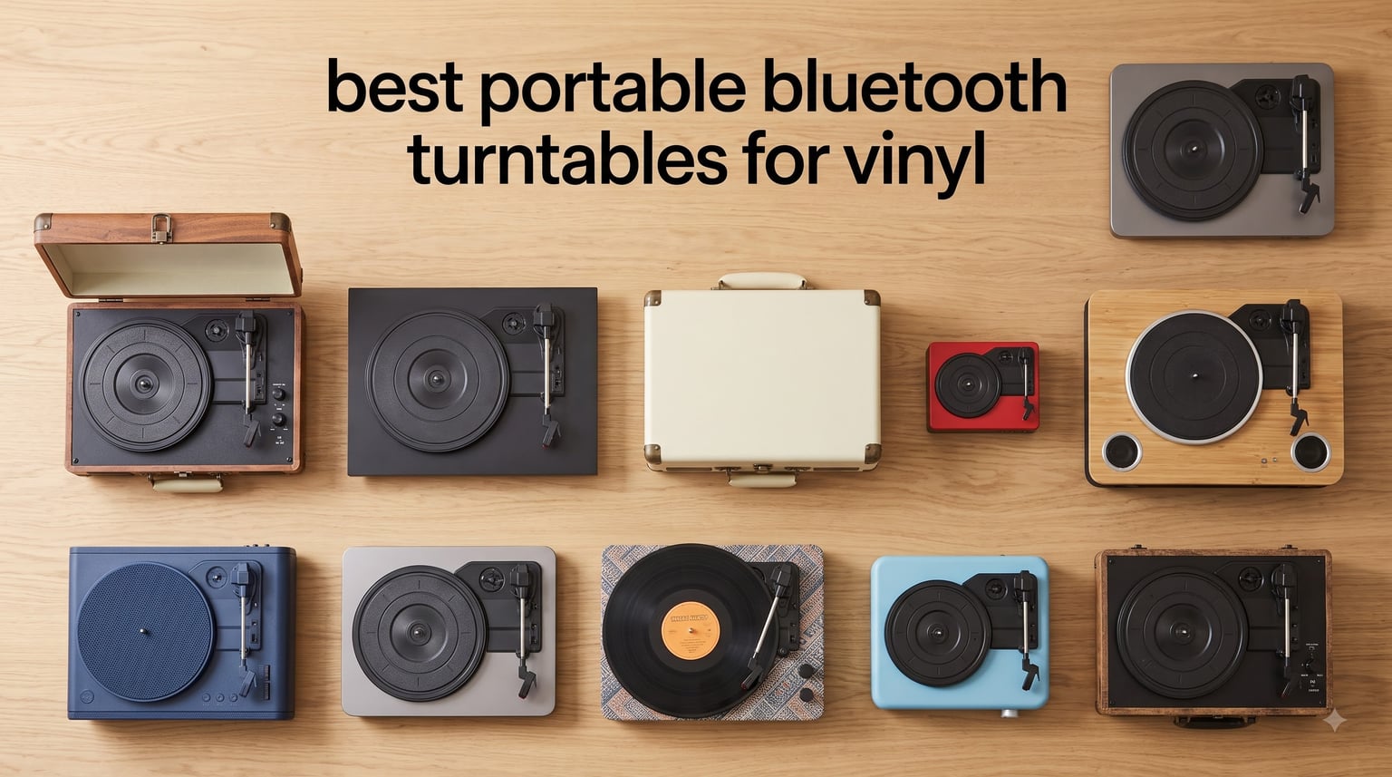 best portable bluetooth turntables for vinyl