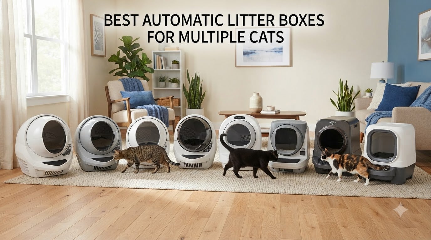 best automatic litter boxes for multiple cats