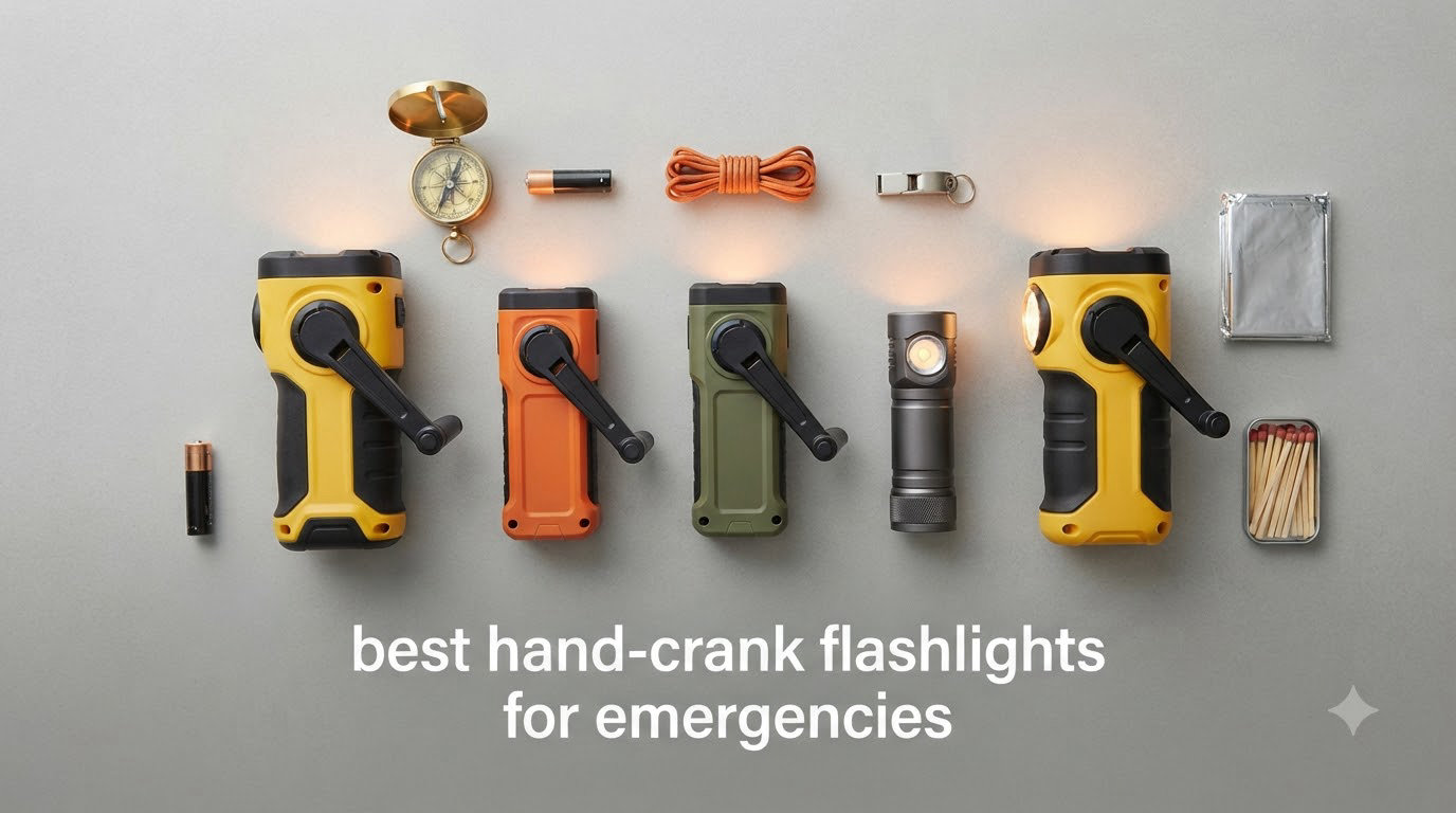 best hand-crank flashlights for emergencies