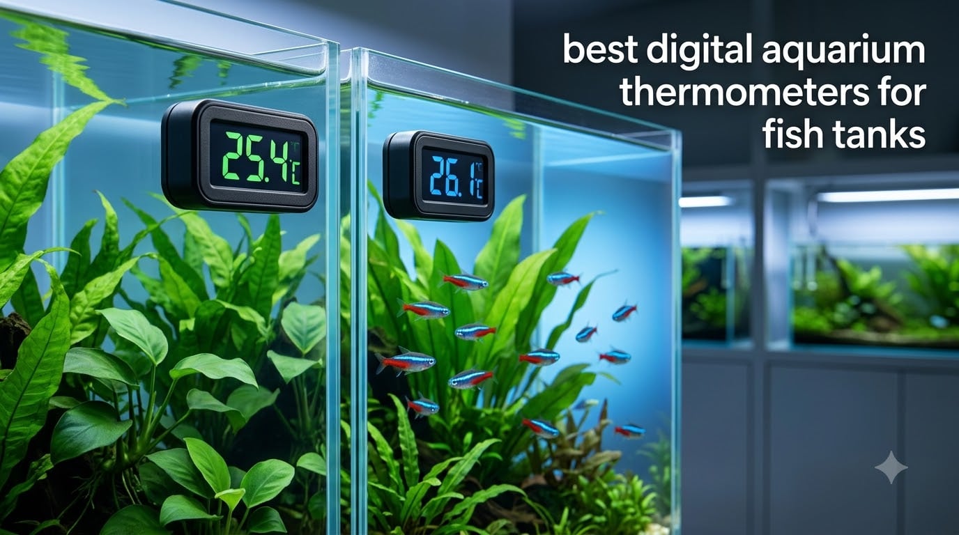best digital aquarium thermometers for fish tanks