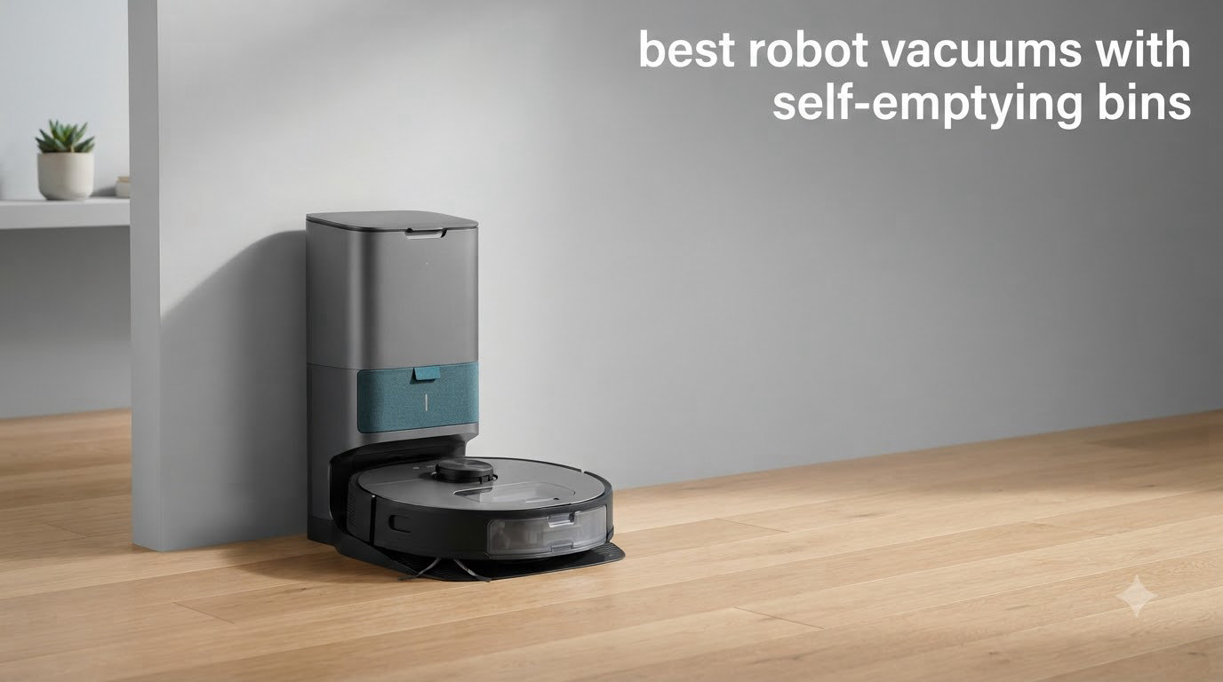 best robot vacuums with self-emptying bins