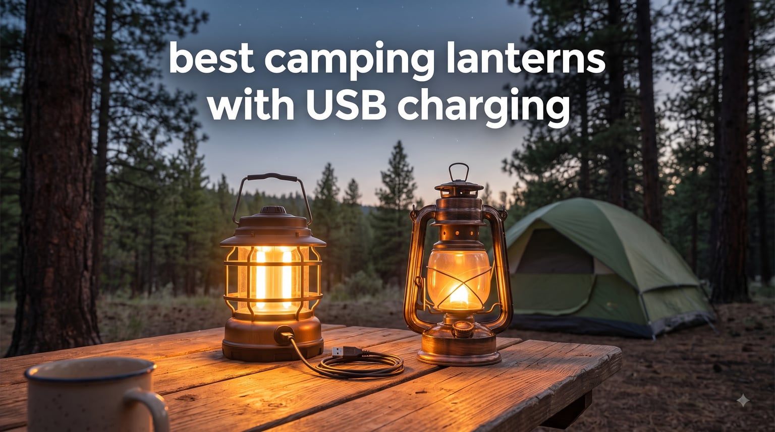 best camping lanterns with USB charging