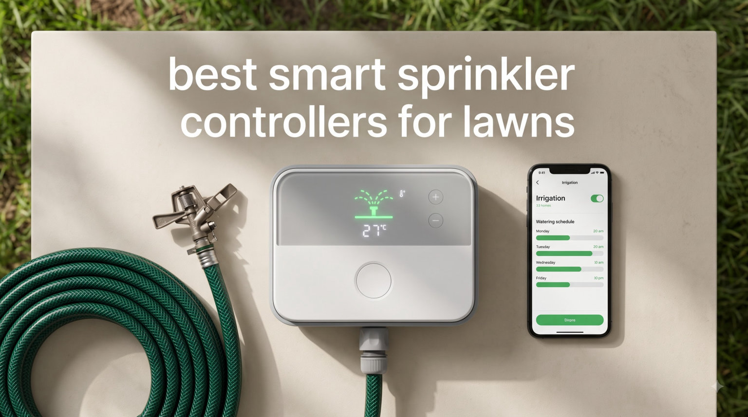 best smart sprinkler controllers for lawns