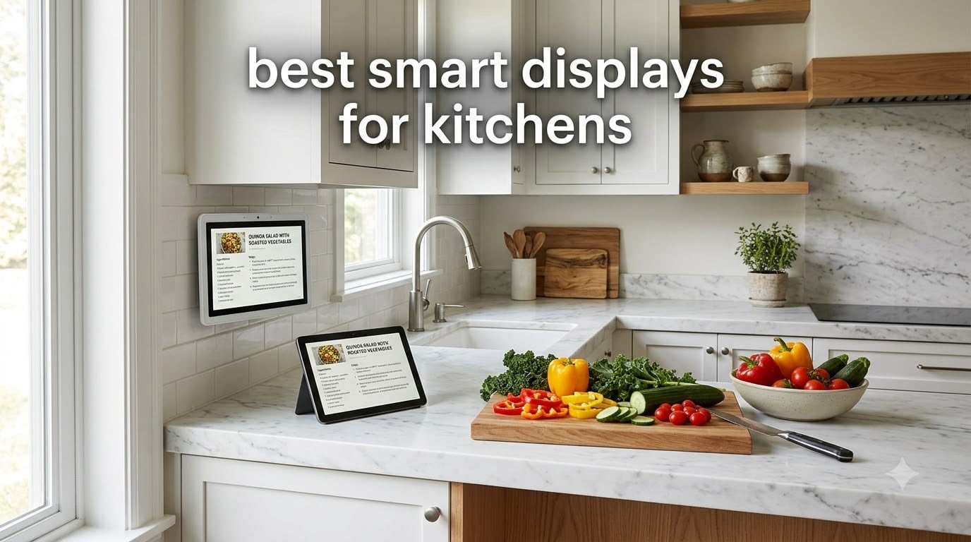 best smart displays for kitchens