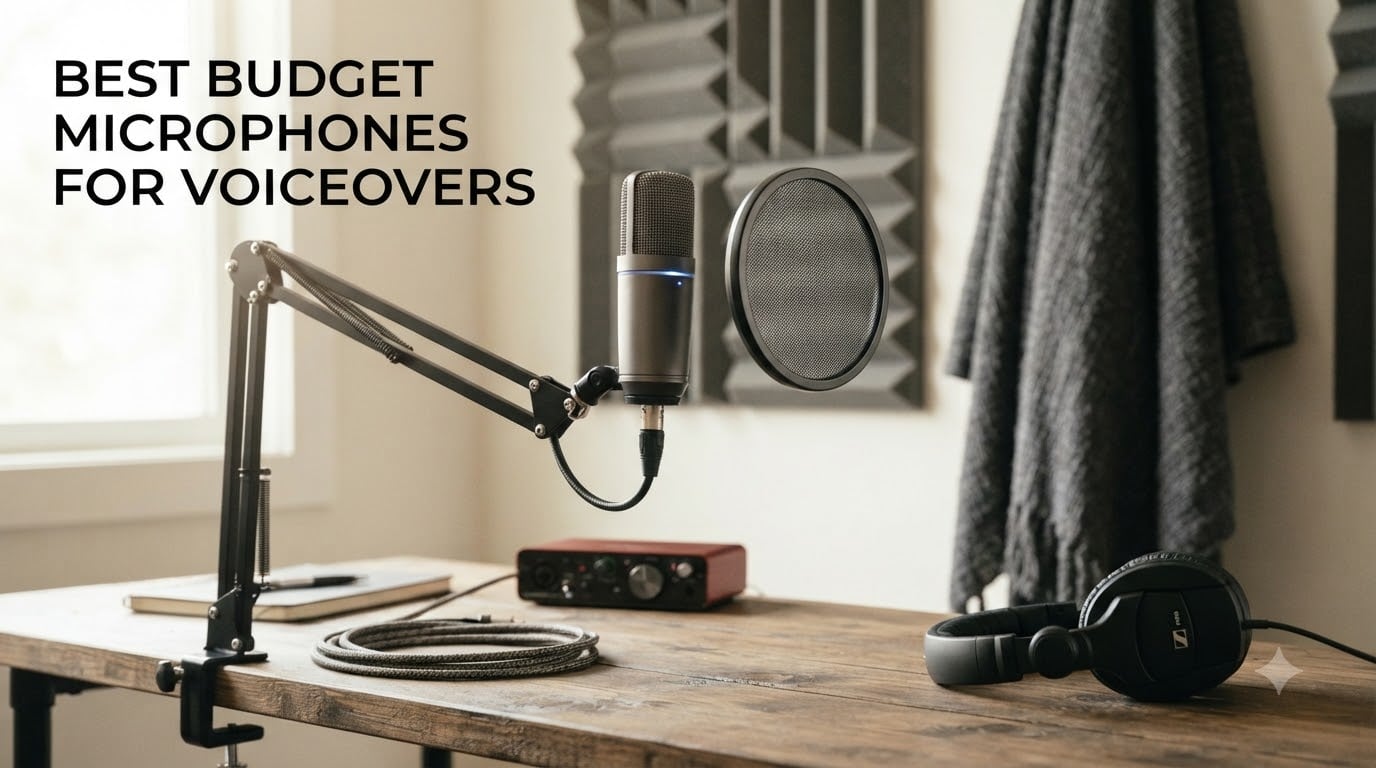 best budget microphones for voiceovers