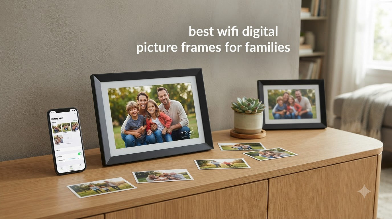 best wifi digital picture frames for families