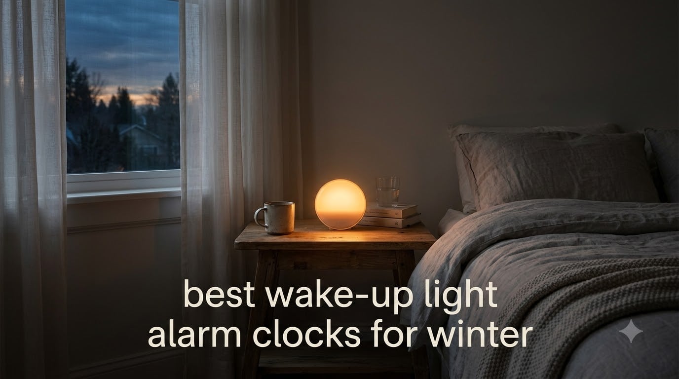 best wake-up light alarm clocks for winter