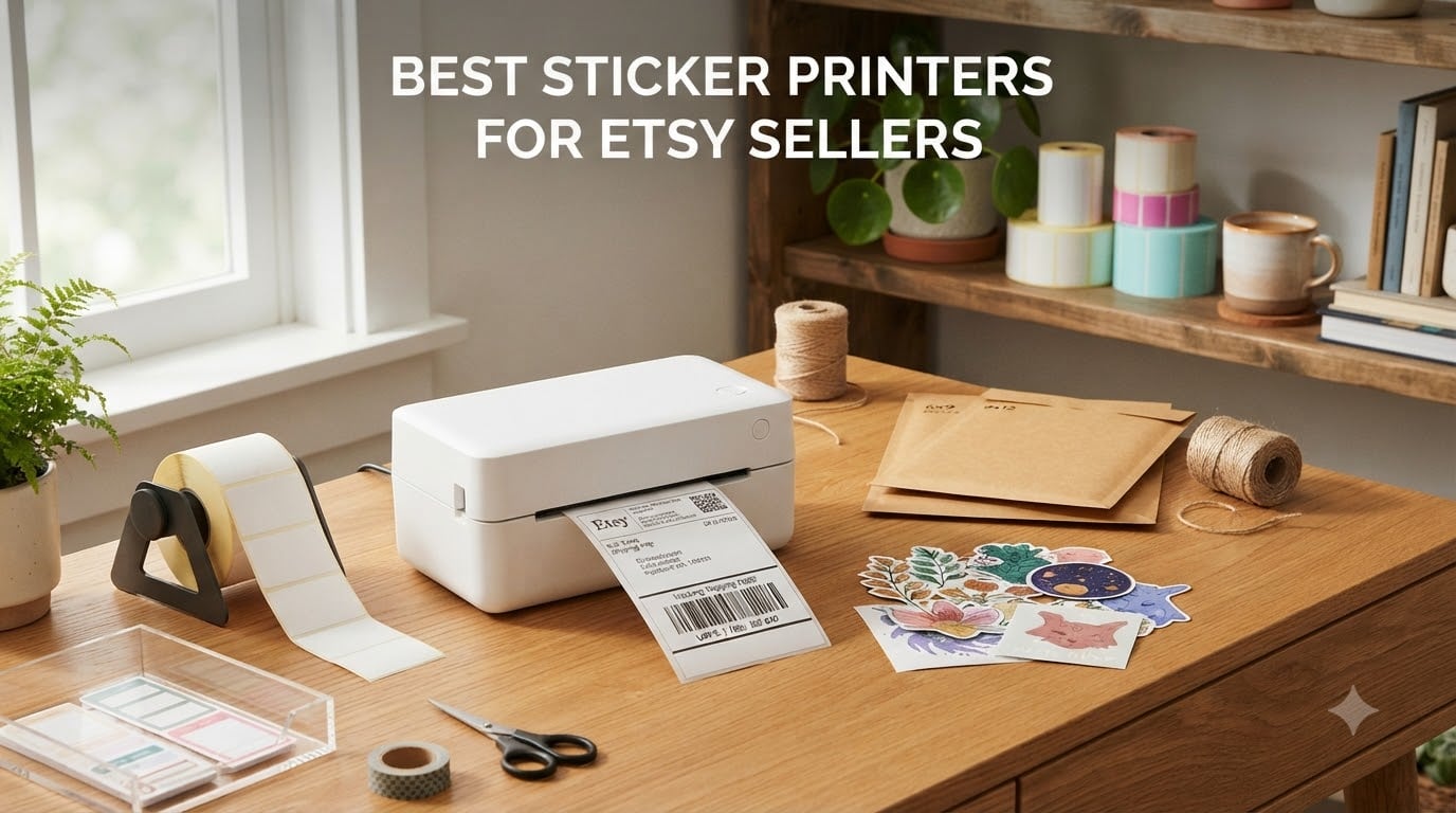best sticker printers for Etsy sellers