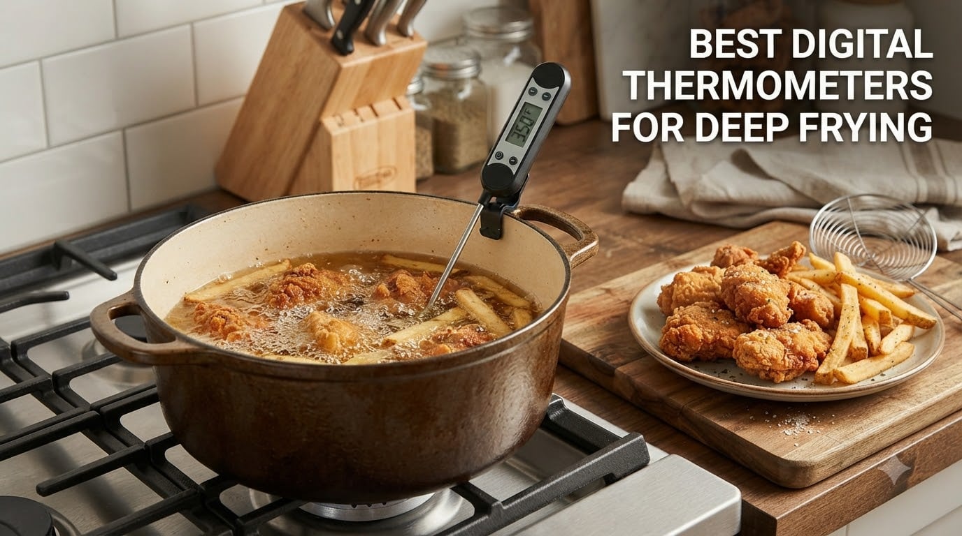 best digital thermometers for deep frying