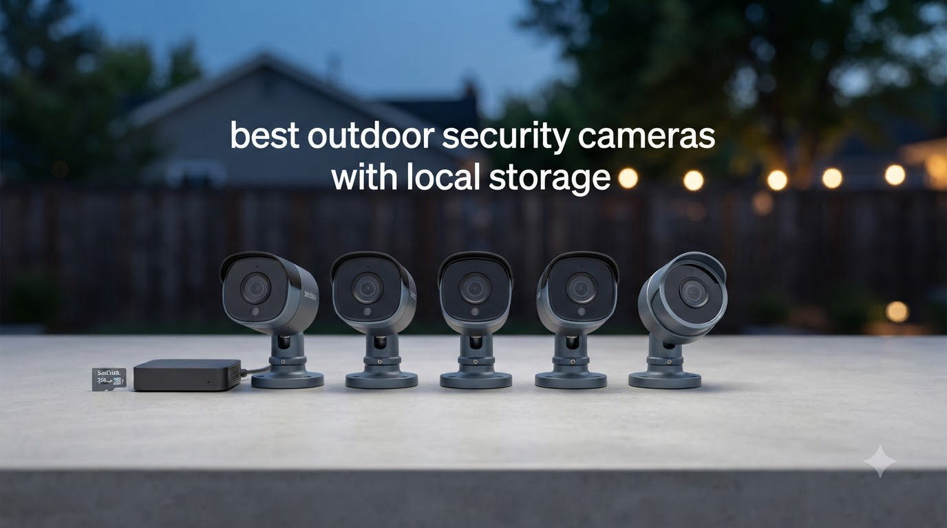best outdoor security cameras with local storage