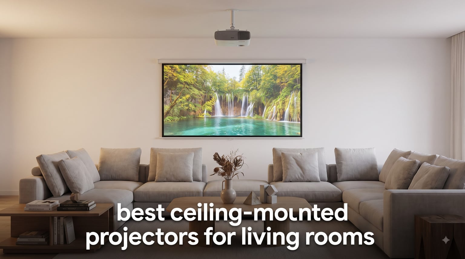 best ceiling-mounted projectors for living rooms