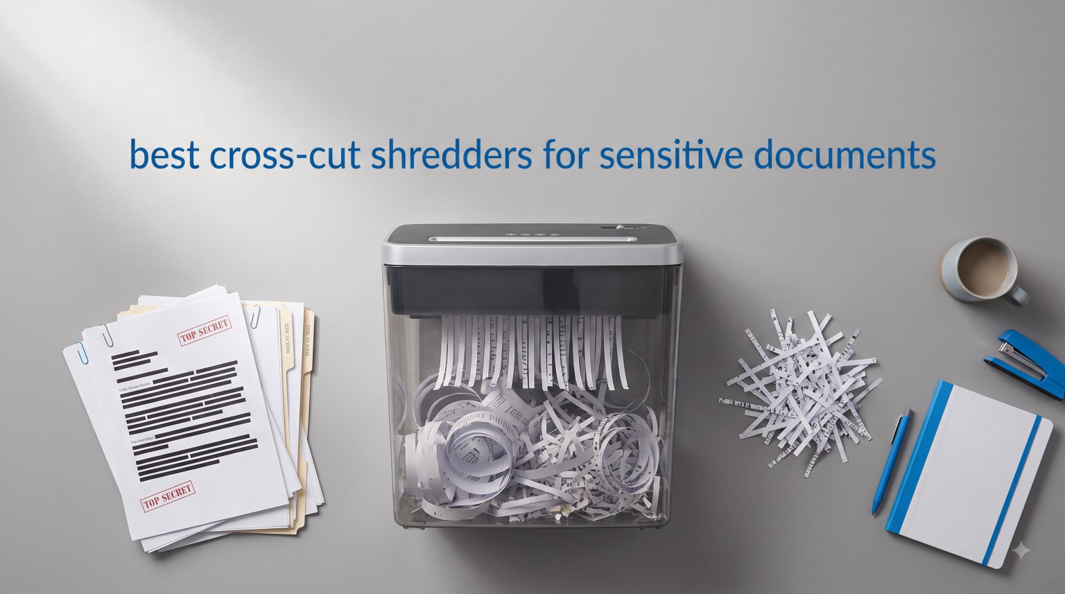 best cross-cut shredders for sensitive documents