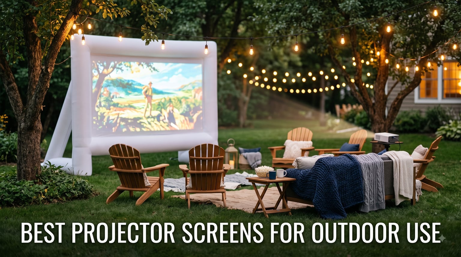 best projector screens for outdoor use