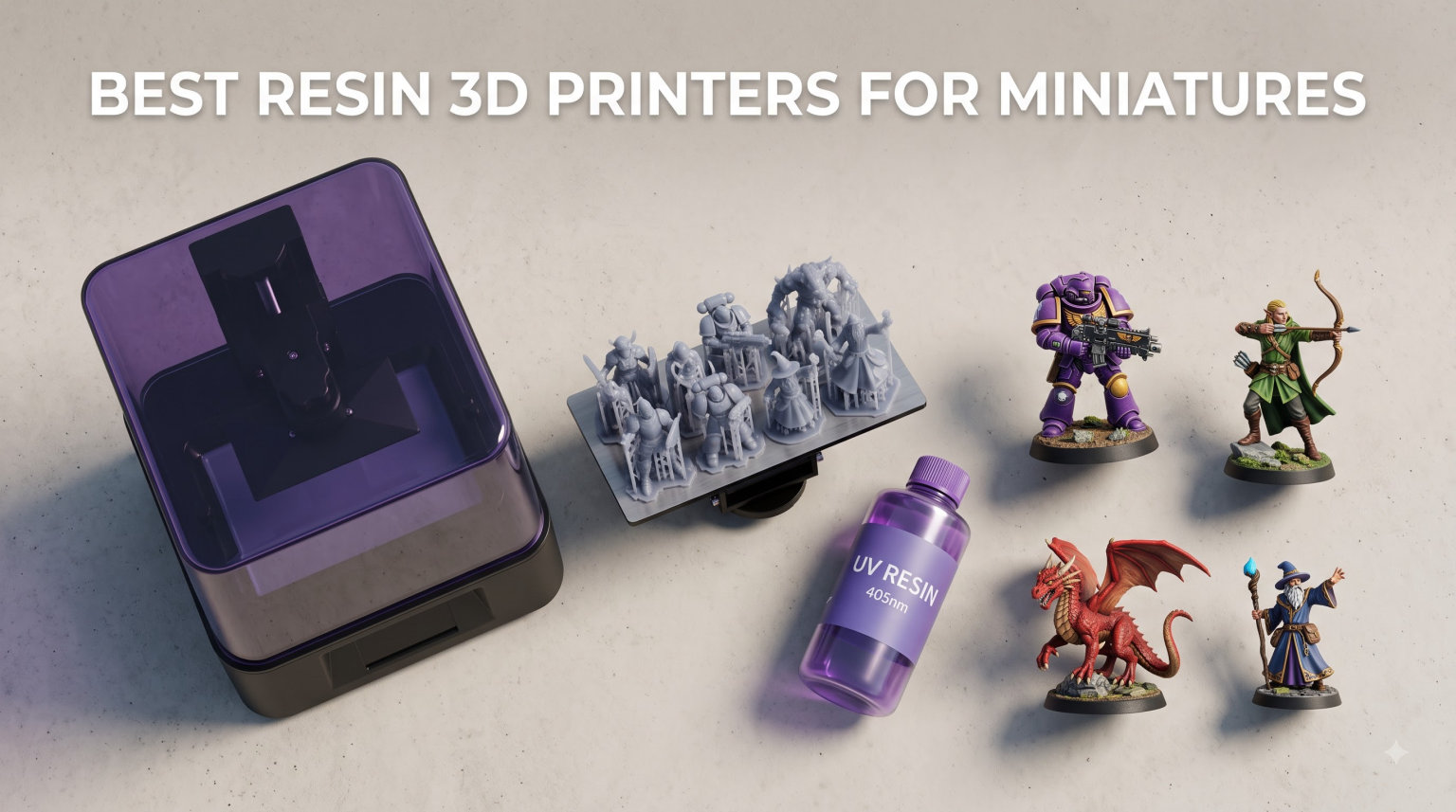 best resin 3D printers for miniatures