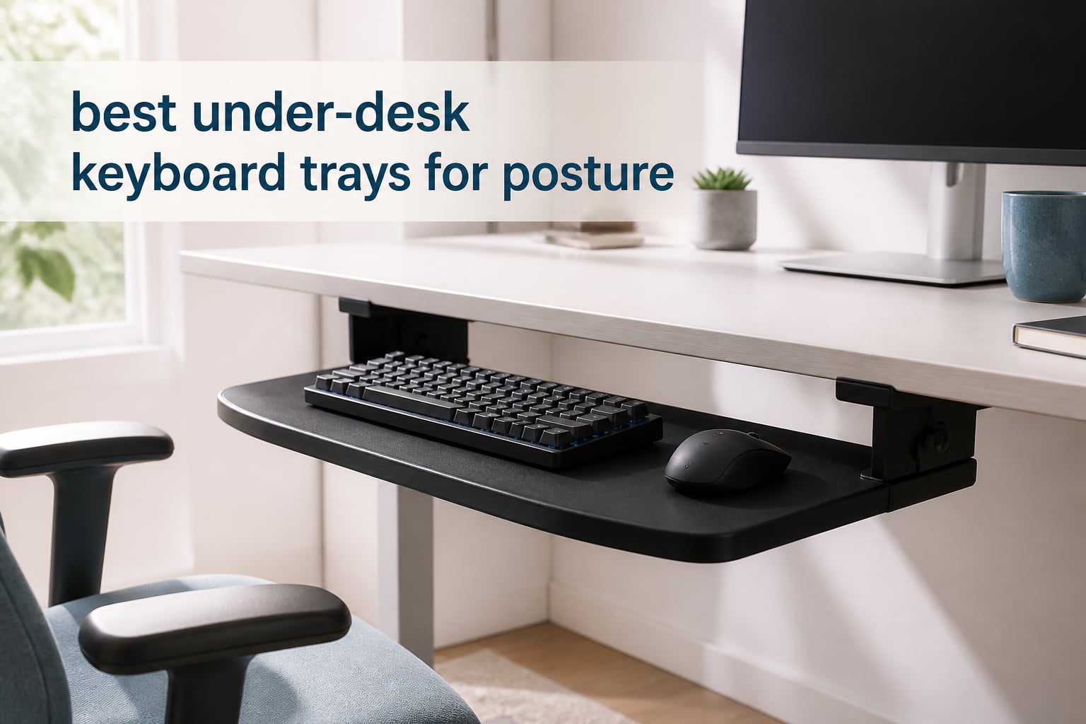best under-desk keyboard trays for posture
