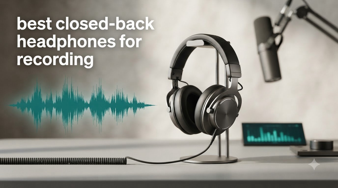 best closed-back headphones for recording