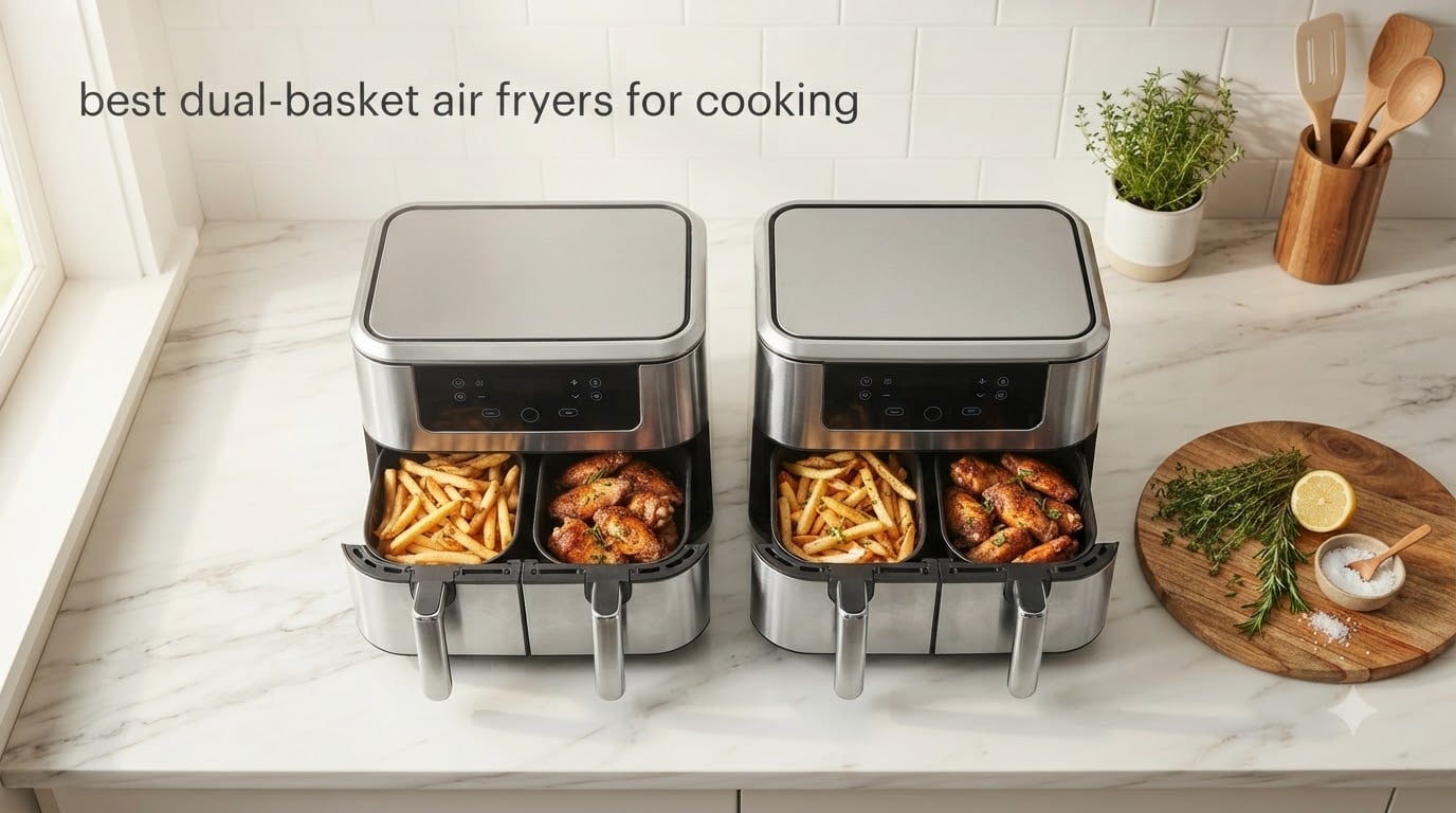 best dual-basket air fryers for cooking