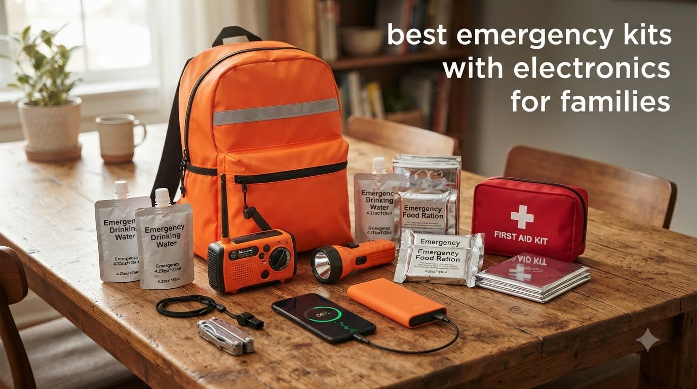 best emergency kits with electronics for families