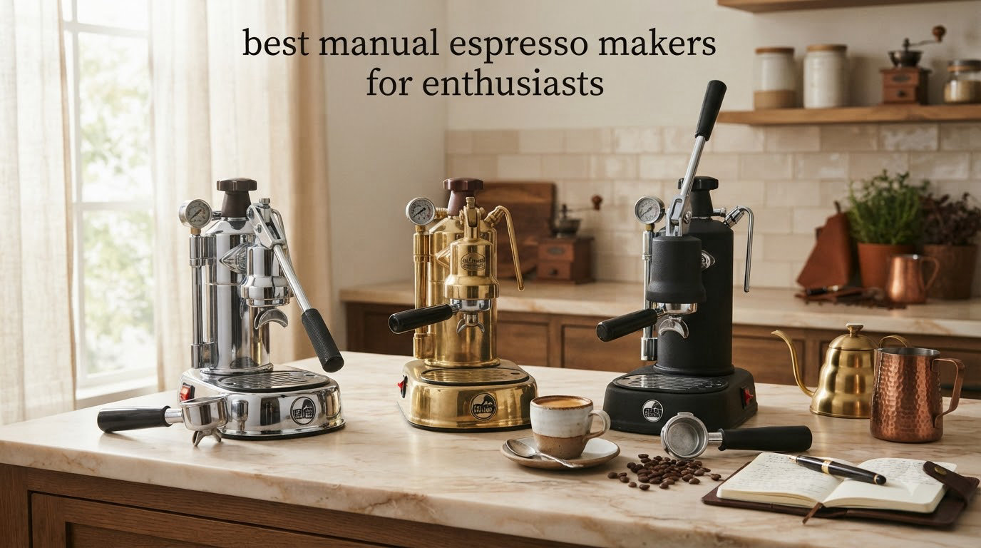 best manual espresso makers for enthusiasts
