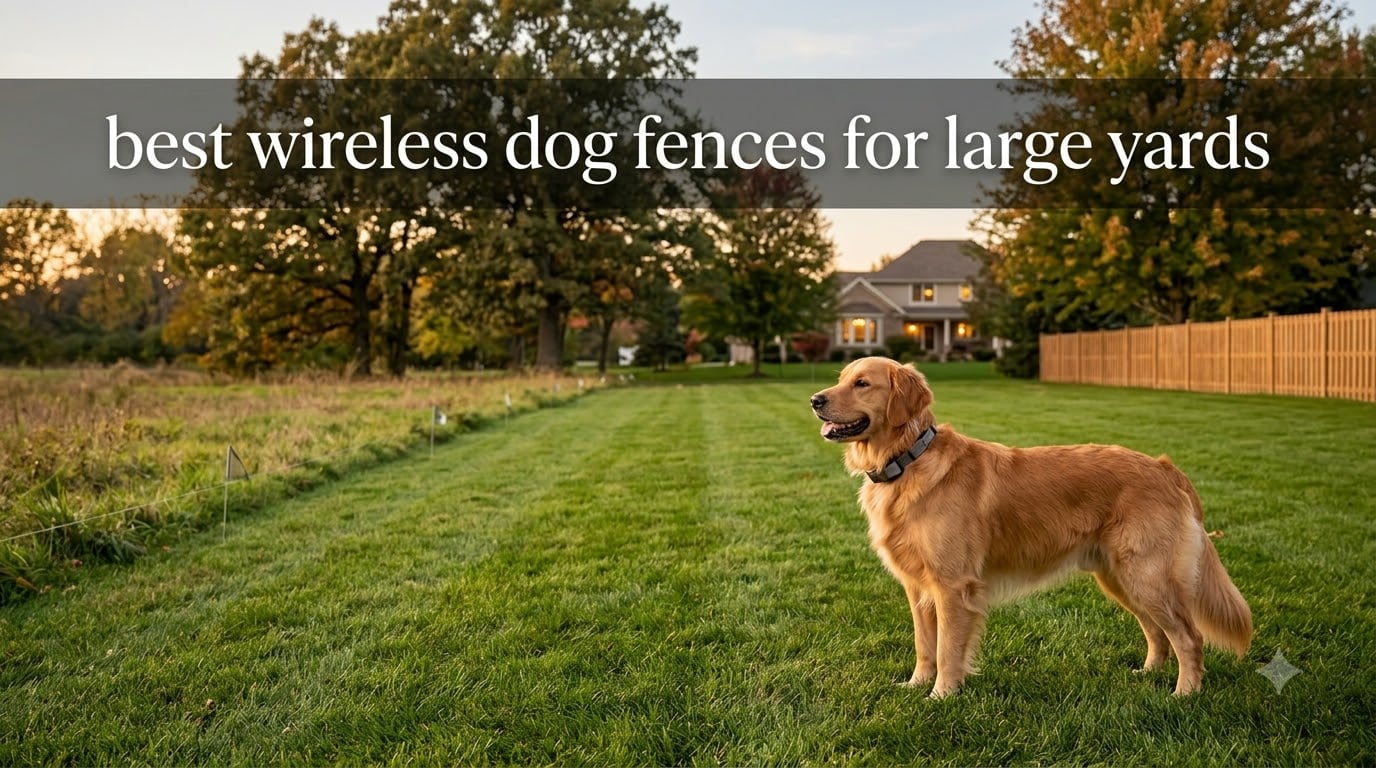 best wireless dog fences for large yards
