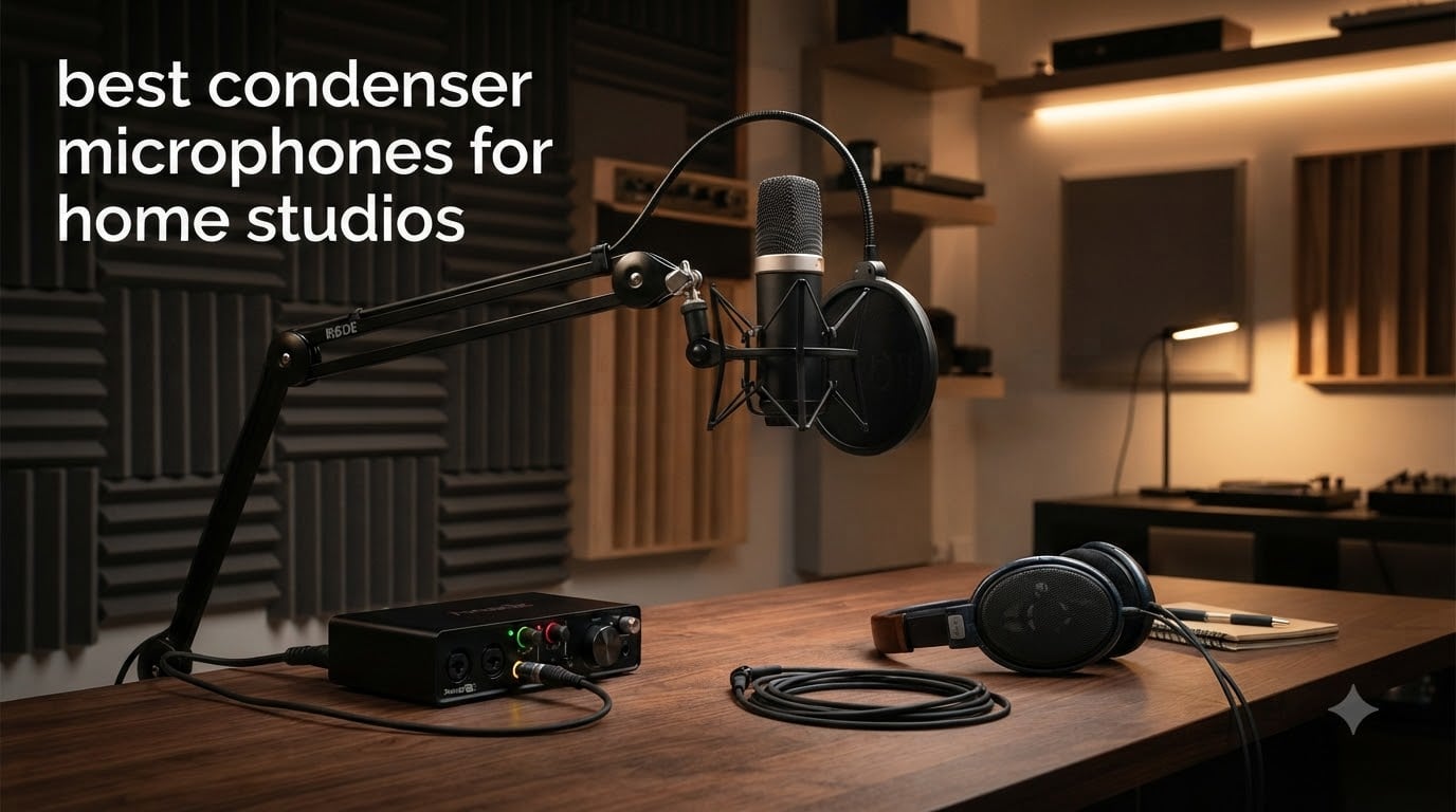 best condenser microphones for home studios