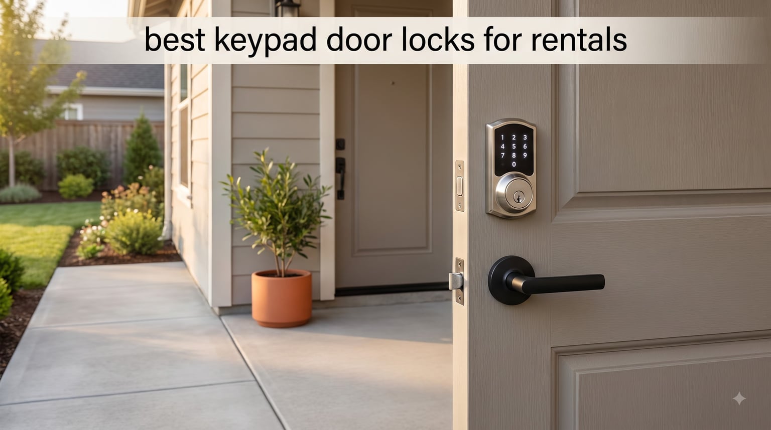 best keypad door locks for rentals