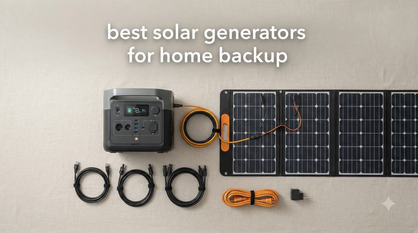 best solar generators for home backup