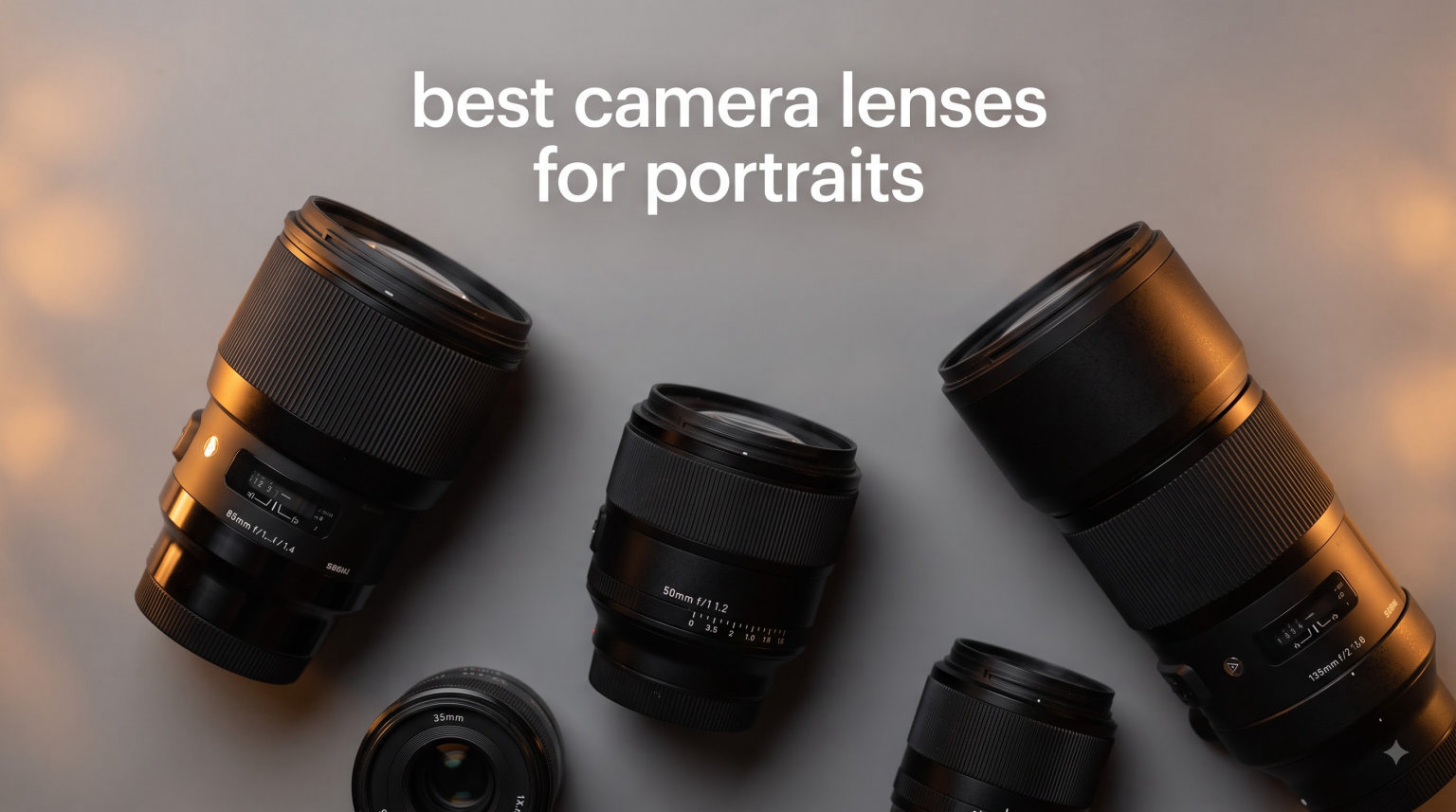 best camera lenses for portraits